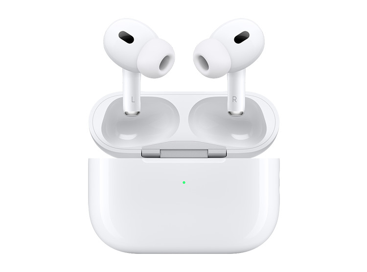 Apple Airpods Pro 2ème Génération Blanc Avec Boîtier De Charge Magsafe Usb‑c Ecouteurs Sans Fil