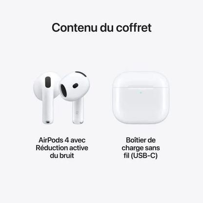 AirPods 4 avec Réduction active du bruit